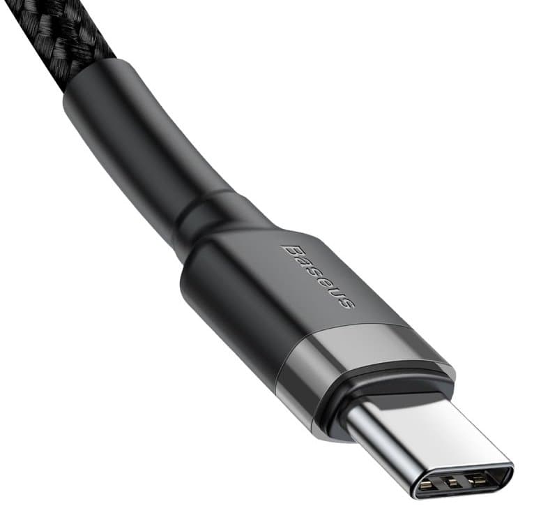 Baseus CATKLF-GG1 Cafule Kabel USB-C 60W 1m Gray/Black - náhled 4