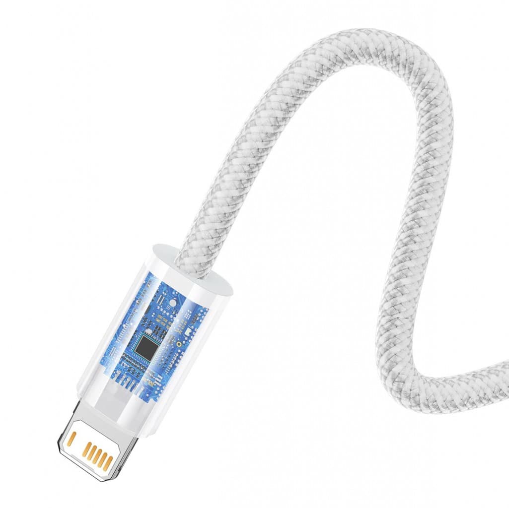 Baseus CALD000502 Dynamic Series Kabel USB to Lightning 2.4A 2m White - náhled 4
