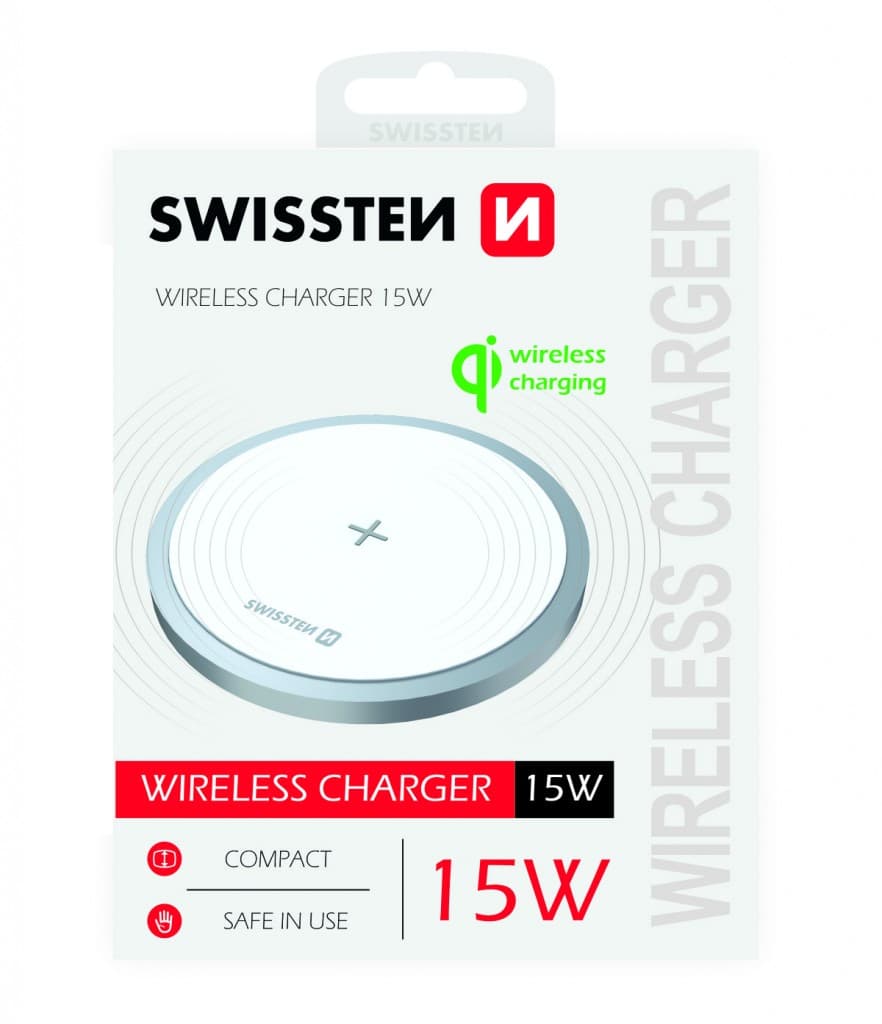 Swissten wireless nabíječka 15w bíla - náhled 4