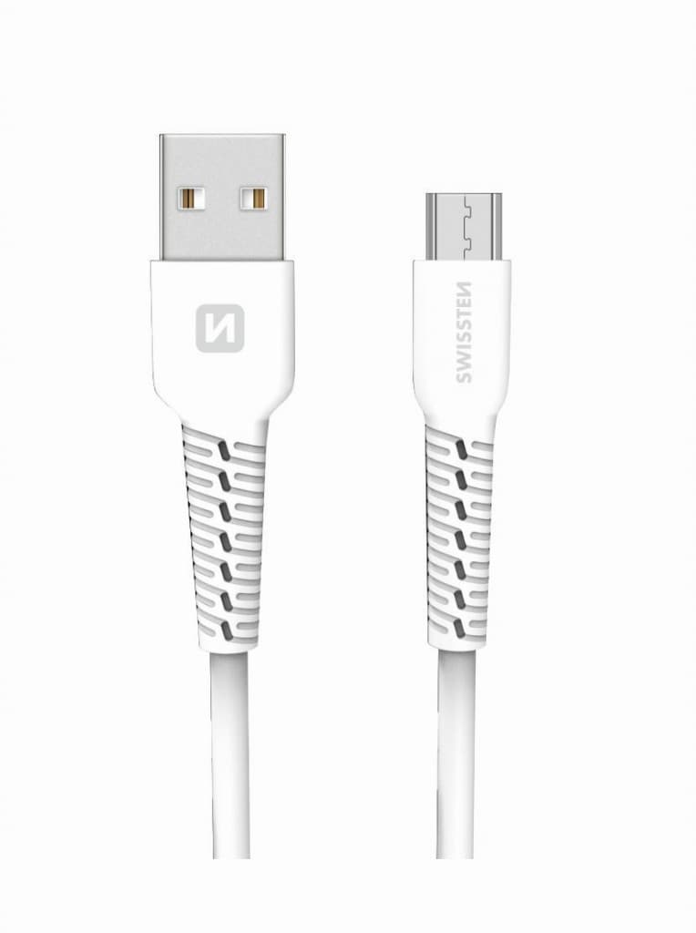 Datový kabel swissten usb / micro usb 1,0 m bílý - náhled 4