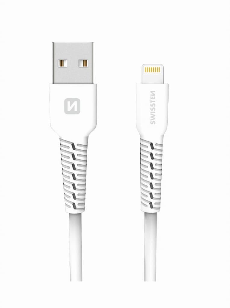 Datový kabel swissten usb / lightning 1,0 m bílý - náhled 4