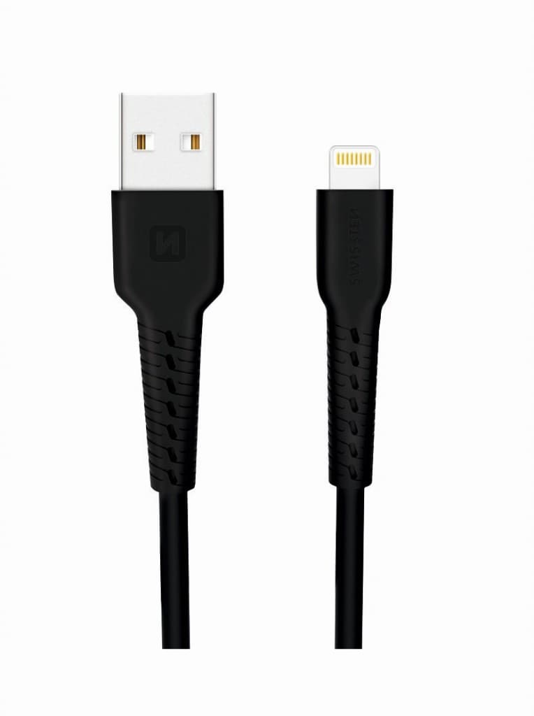 Datový kabel swissten usb / lightning 1,0 m černý - náhled 4