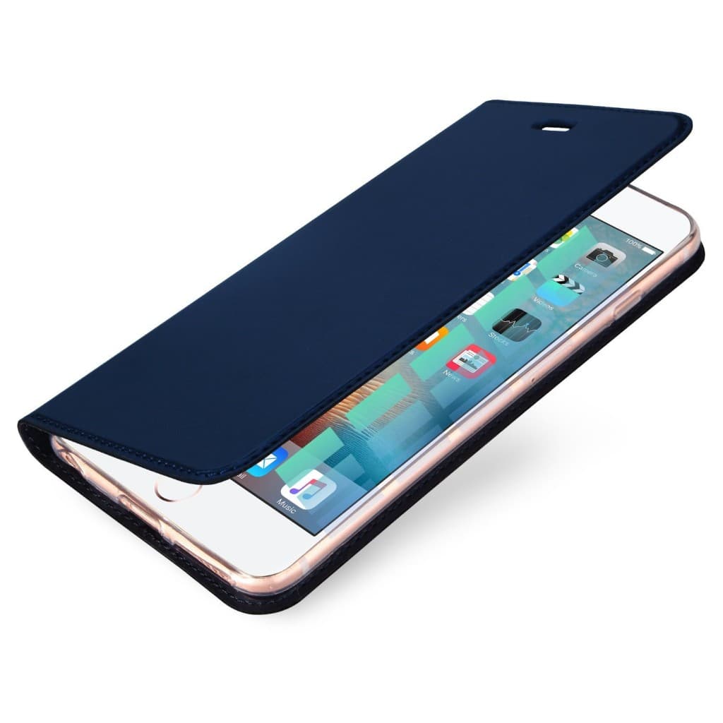 Knížkové pouzdro Dux Ducis Skin pro Samsung J4 2018 tmavě modré - náhled 4