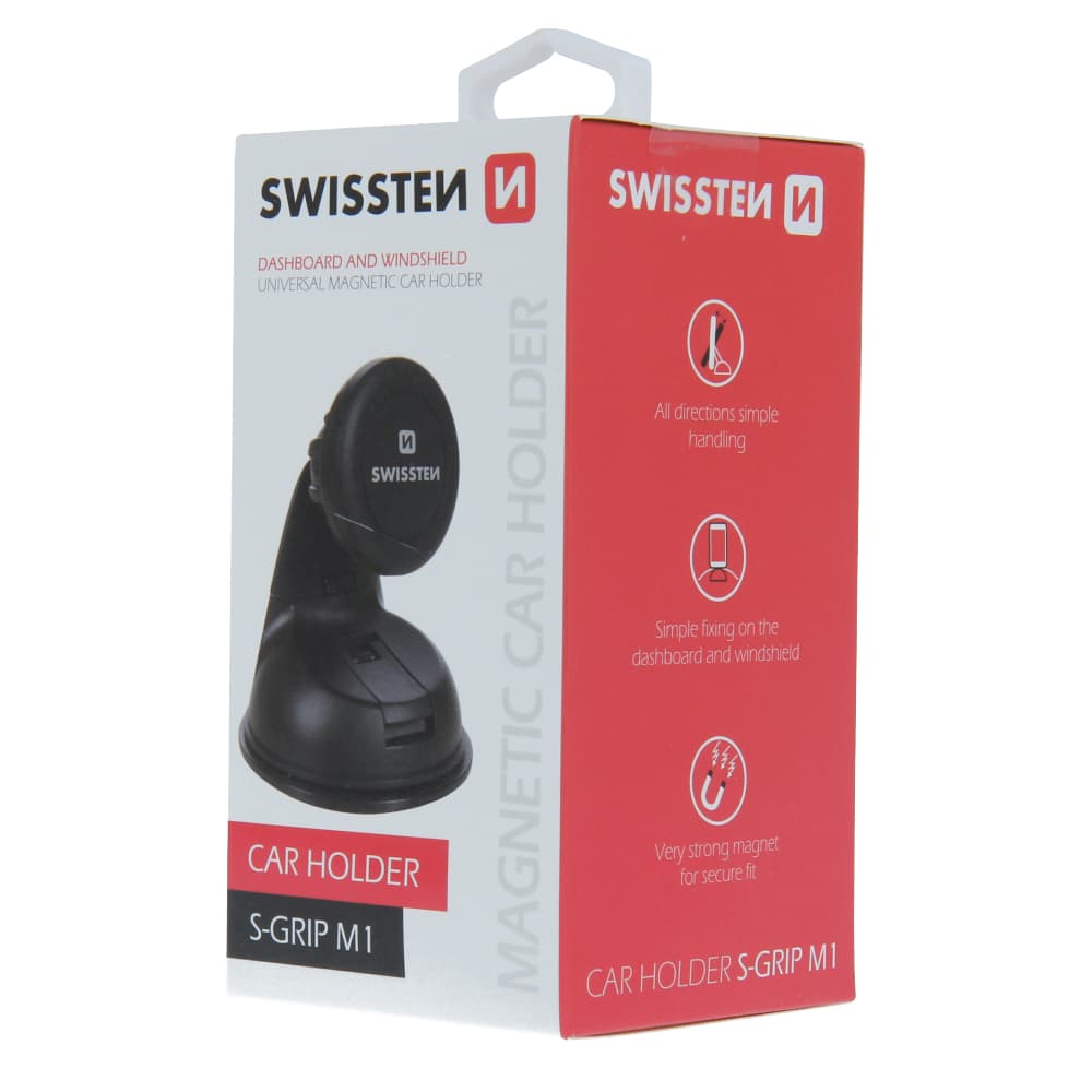 Magnetický držák do auta swissten s-grip m1 - náhled 4