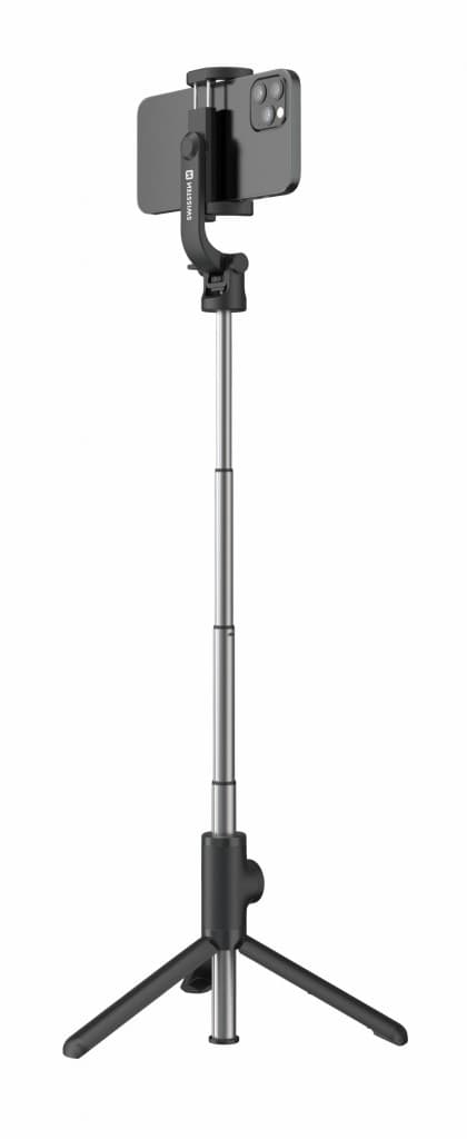 Swissten bluetooth selfie stick aluminum tripod pro - náhled 4
