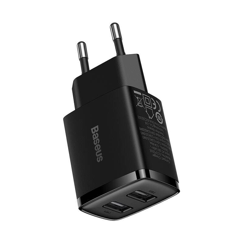 Baseus CCXJ010201 Compact Nabíječka 2xUSB 10,5W Black - náhled 4