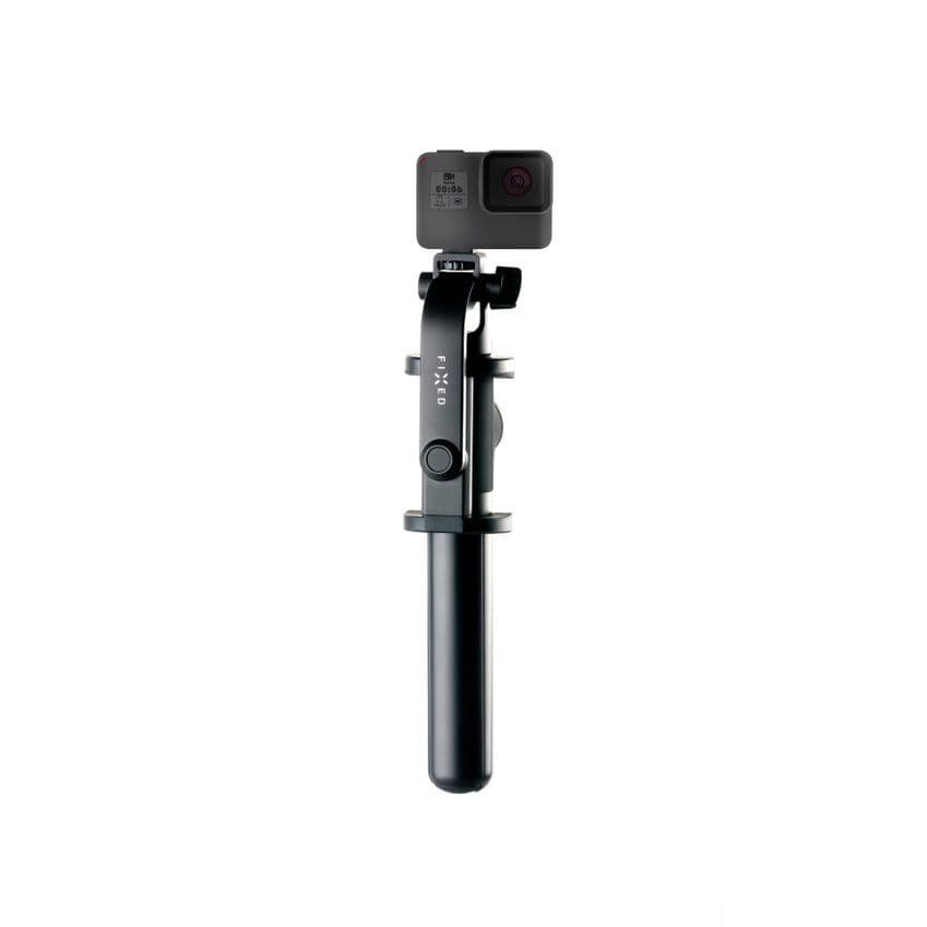 Selfie stick s tripodem FIXED Snap a bezdrátovou spouští, 1/4" závit, černý - náhled 4