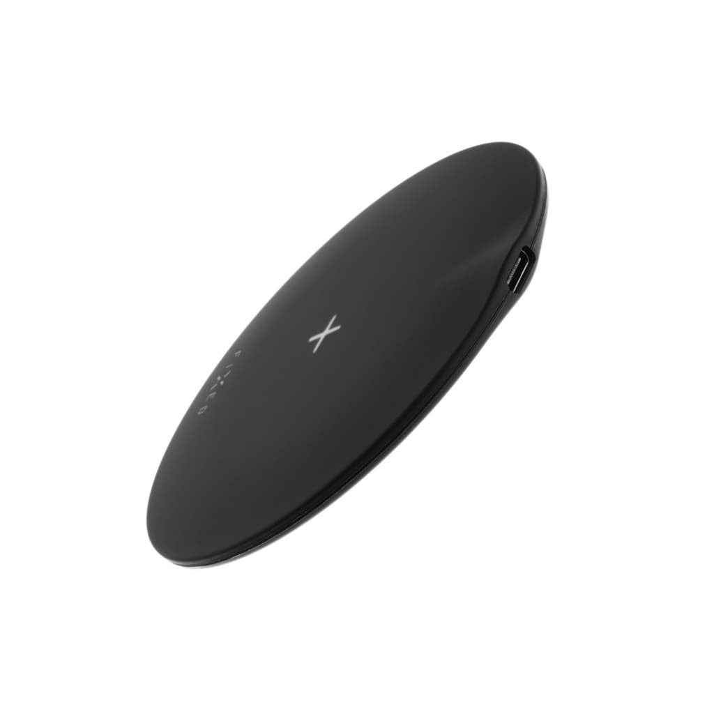 Podložka pro rychlé bezdrátové nabíjení telefonu FIXED SlimPad, 15W, černá - náhled 4