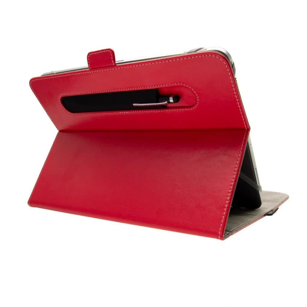 Pouzdro pro 10,1" tablety FIXED Novel se stojánkem a kapsou pro stylus, PU kůže, červené - náhled 4