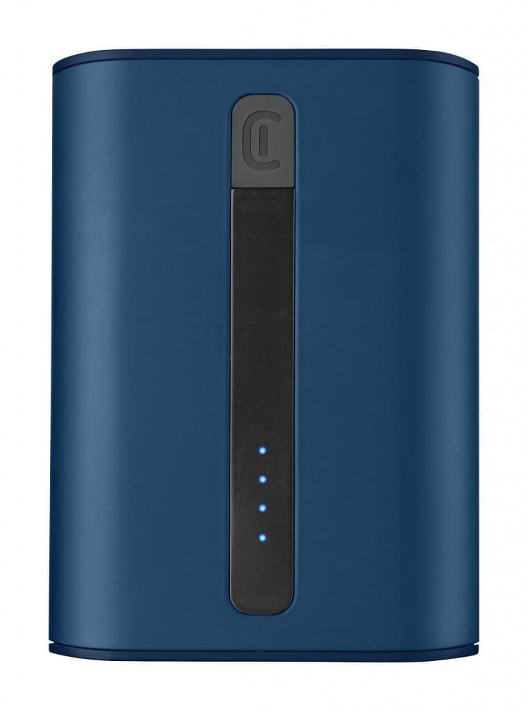 Powerbanka Cellularline Thunder 10 000 mAh, modrá - náhled 4