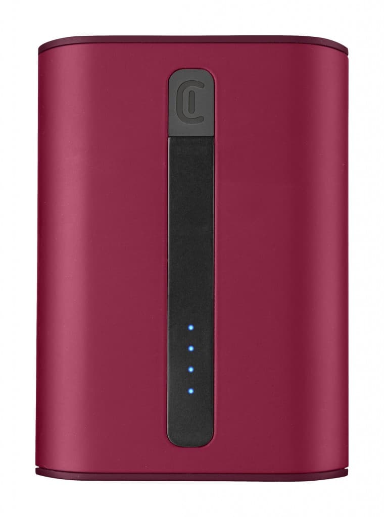 Powerbanka Cellularline Thunder 10 000 mAh, červená - náhled 4