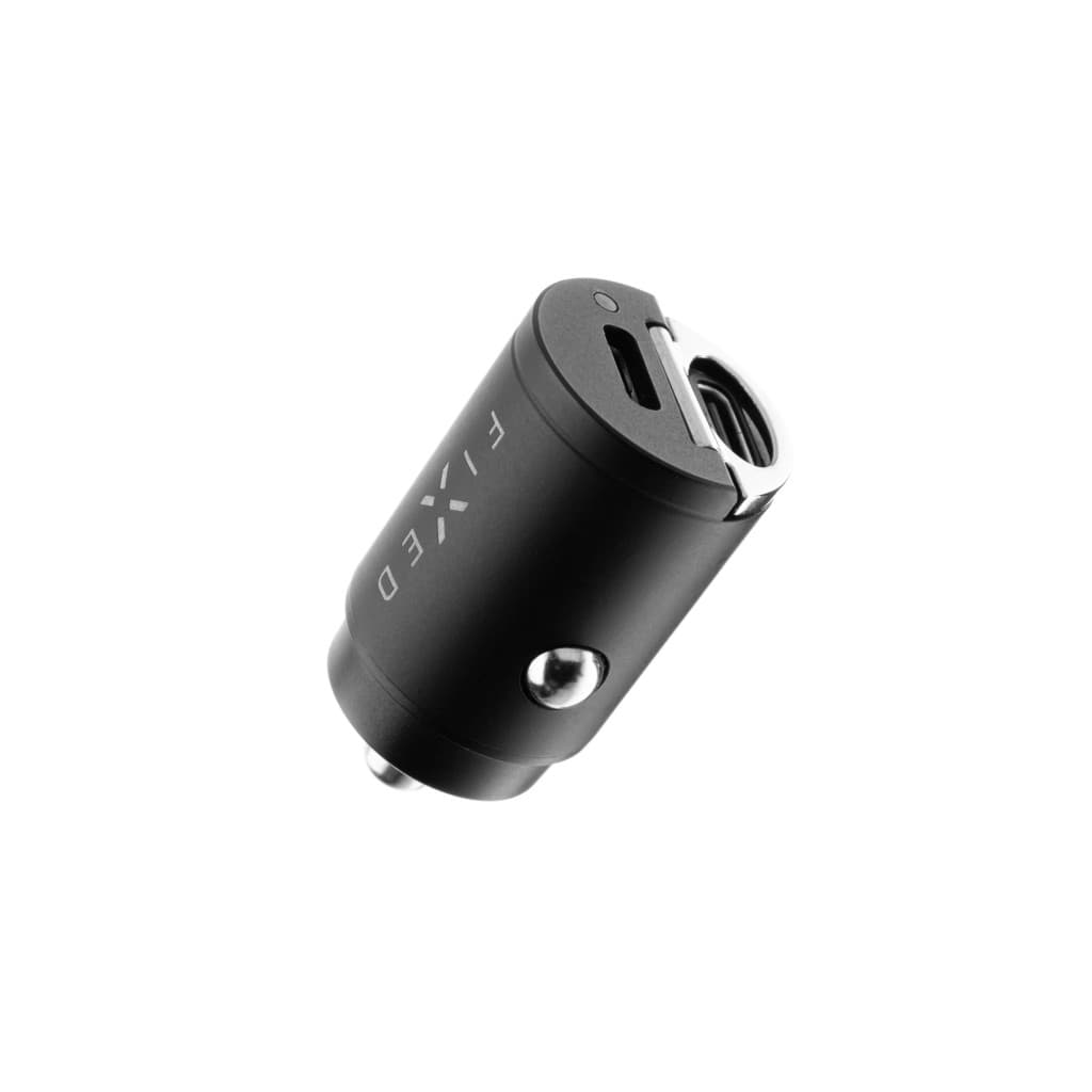 Autonabíječka FIXED s 2xUSB-C výstupem v miniaturním provedení, podpora PD, 30W, černá - náhled 4