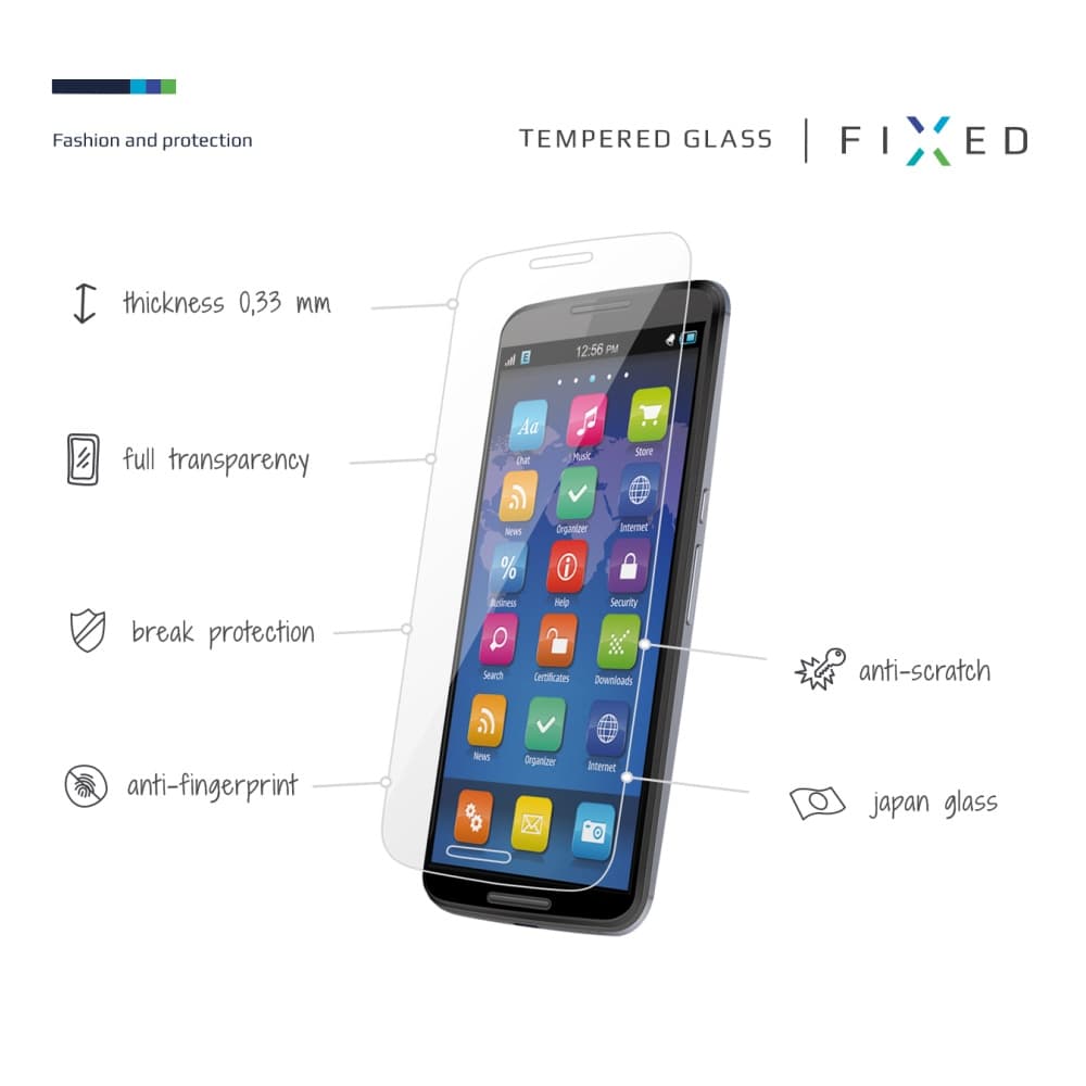Ochranné tvrzené sklo FIXED pro Apple iPhone 5/5S/SE/5C, čiré - náhled 4