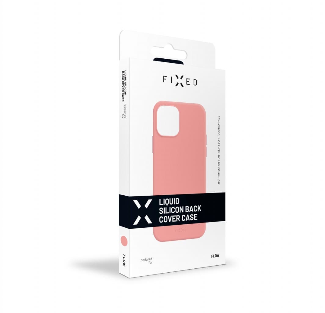 Zadní kryt FIXED Flow pro Apple iPhone 12 Pro Max, růžový - náhled 4