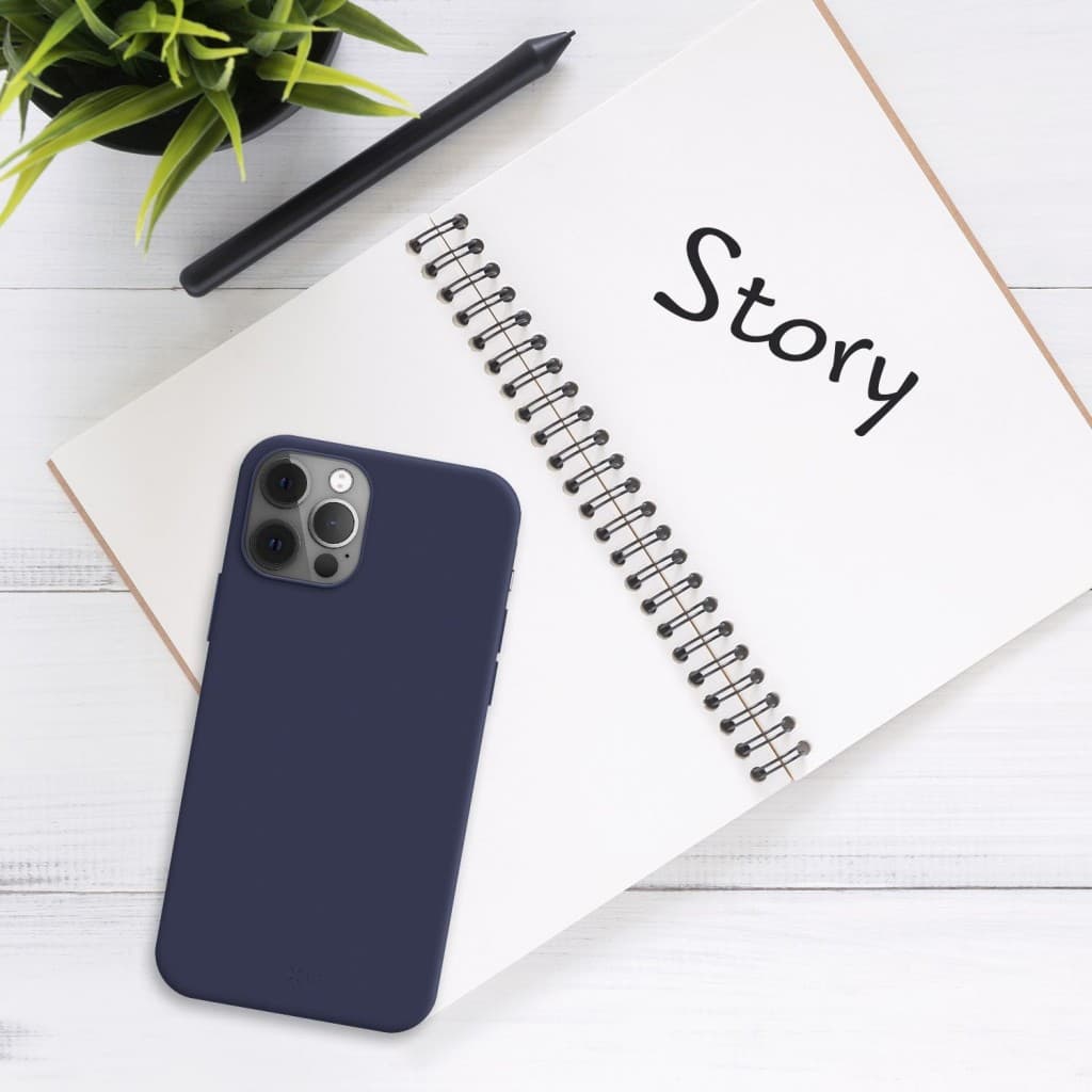 Zadní pogumovaný kryt FIXED Story pro Apple iPhone 14, modrý - náhled 4