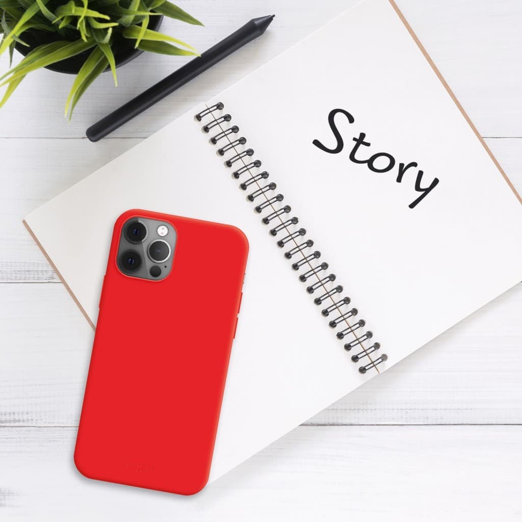 Zadní pogumovaný kryt FIXED Story pro Samsung Galaxy A23, červený - náhled 4