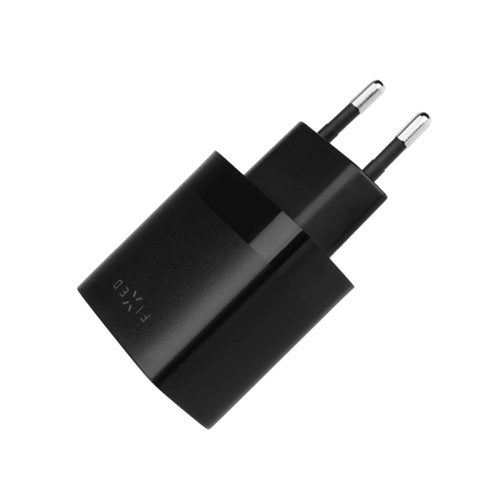 Síťová nabíječka FIXED s 2xUSB výstupem, 17W Smart Rapid Charge, černá - náhled 4