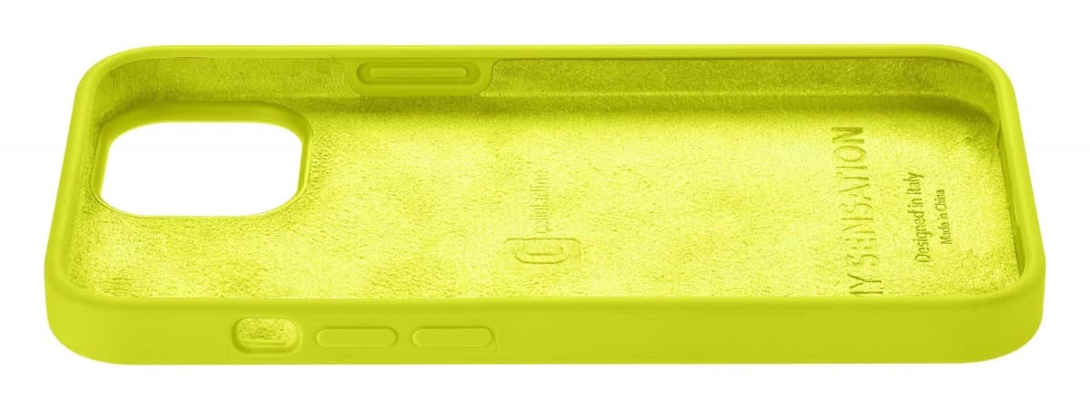 Ochranný silikonový kryt Cellularline Sensation pro Apple iPhone 14, zelený - náhled 4