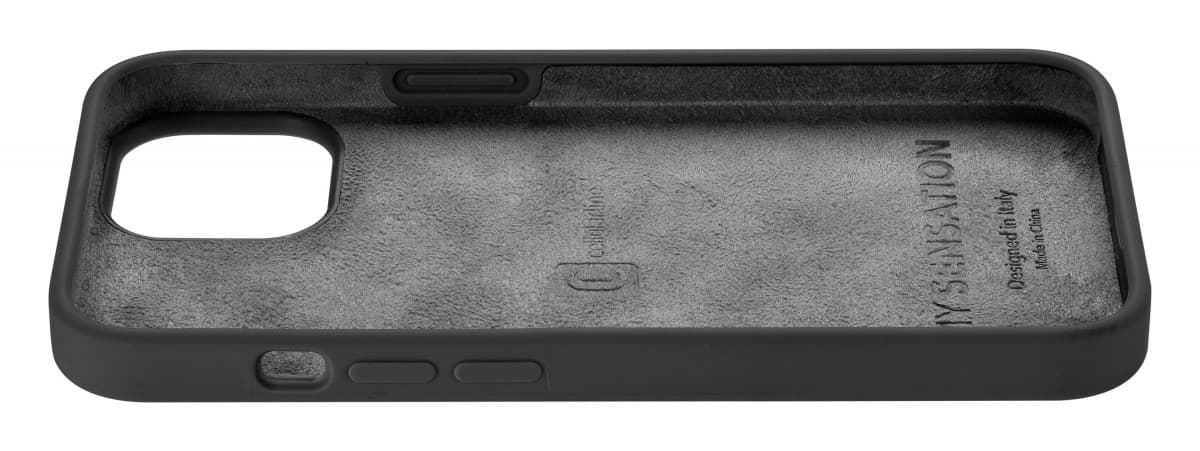Ochranný silikonový kryt Cellularline Sensation pro Apple iPhone 14 Plus, černý - náhled 4