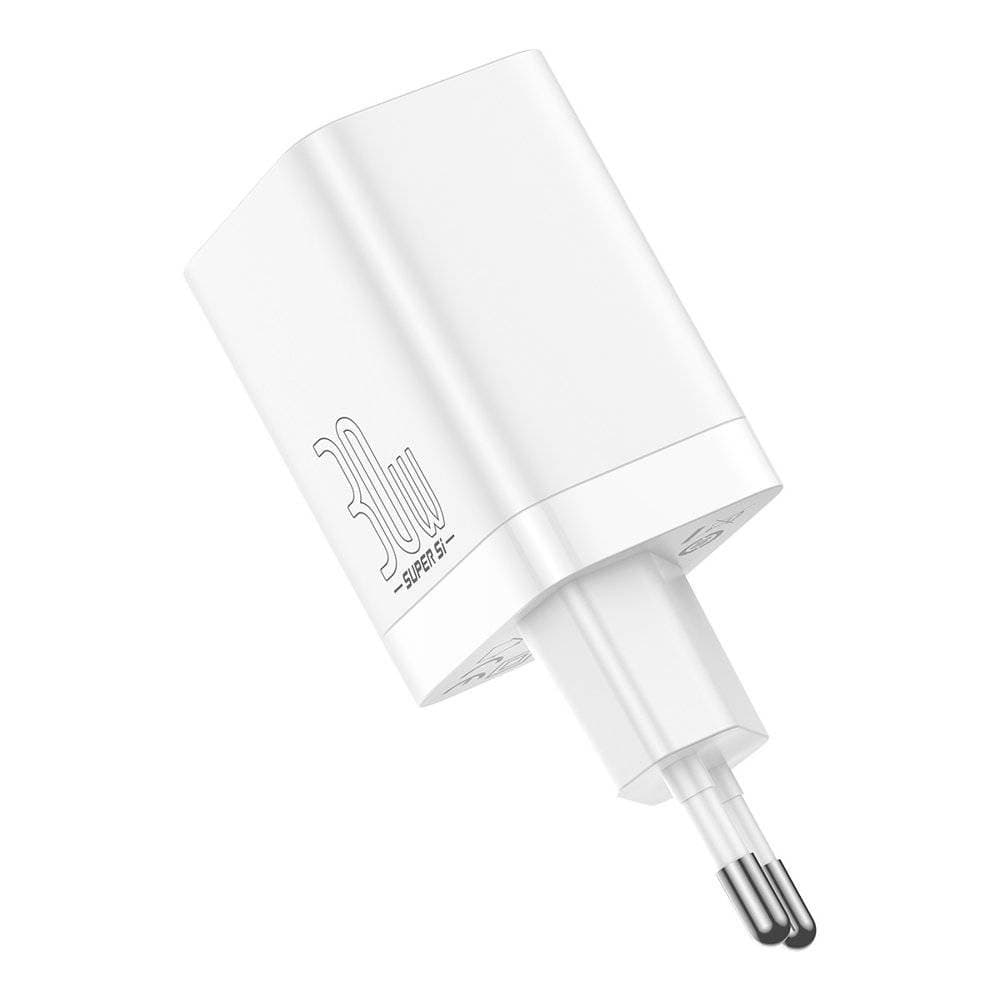 Adaptér Baseus CCSUPP-E02 Super Si Dual 30W bílý - náhled 4