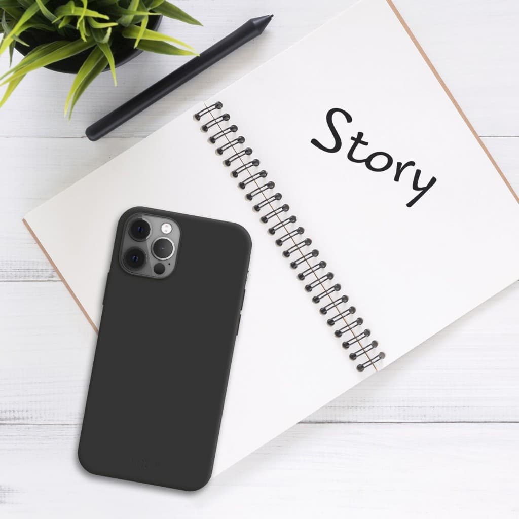 Zadní pogumovaný kryt FIXED Story pro Honor X7a, černý - náhled 4