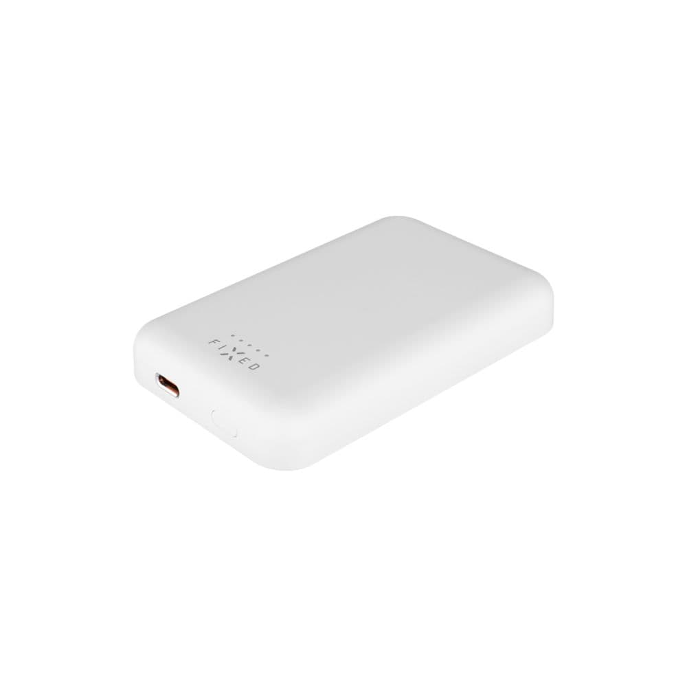 Powerbanka FIXED MagZen s bezdrátovým nabíjením a podporou Magsafe, 6 000 mAh, bílá - náhled 4