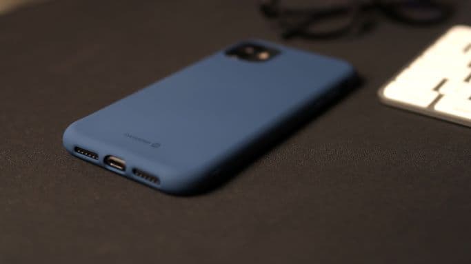 Zadní kryt Swissten Soft Joy pro iPhone 15 Pro Max modrý - náhled 4