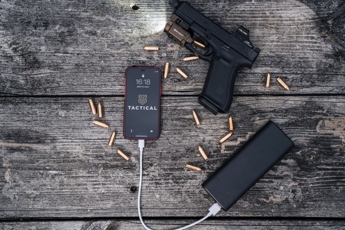 Tactical Smooth Thread Cable USB-A/USB-C 0.3m Black - náhled 3