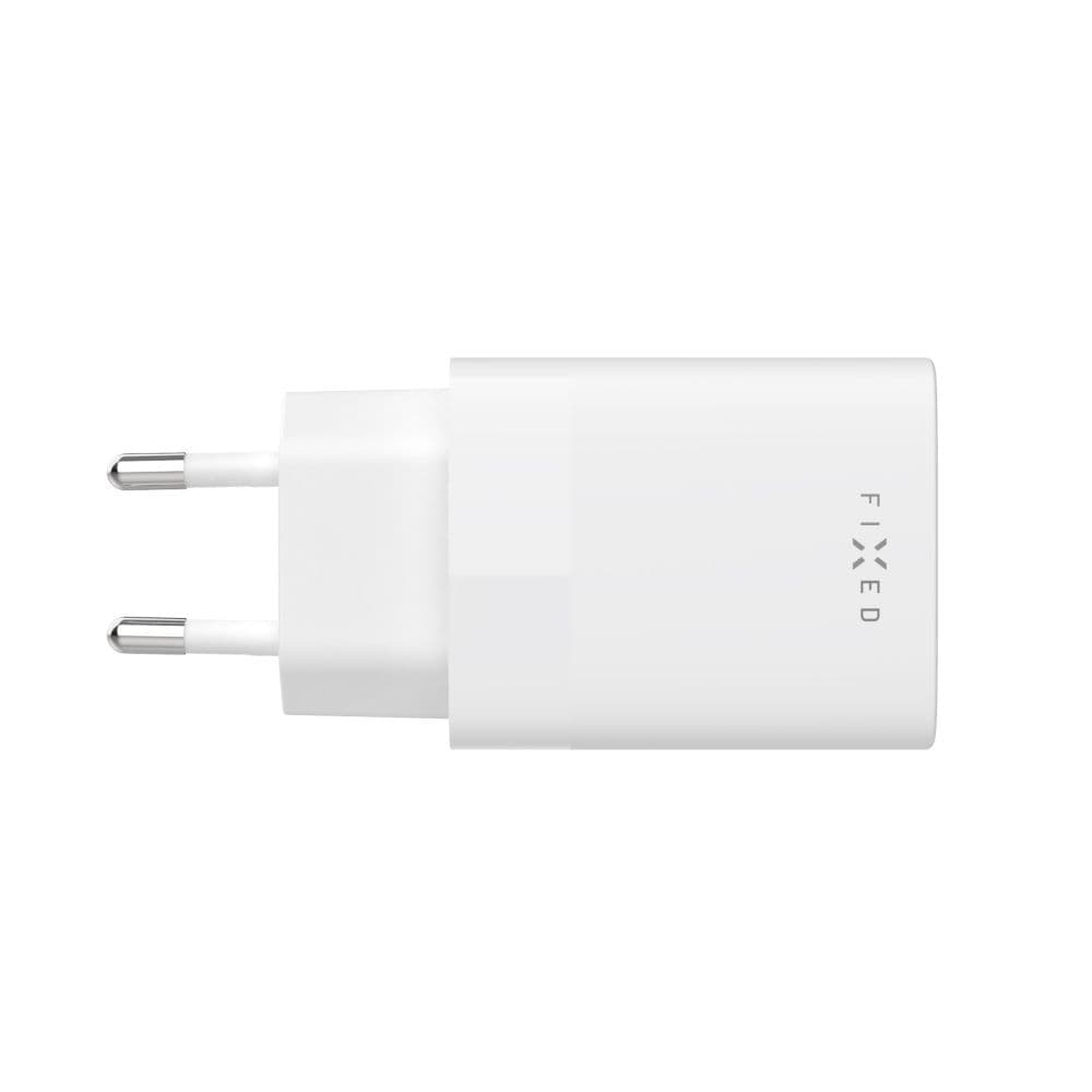 Adaptér FIXED s USB-C výstupem a podporou PD, 30W, bílý - náhled 4