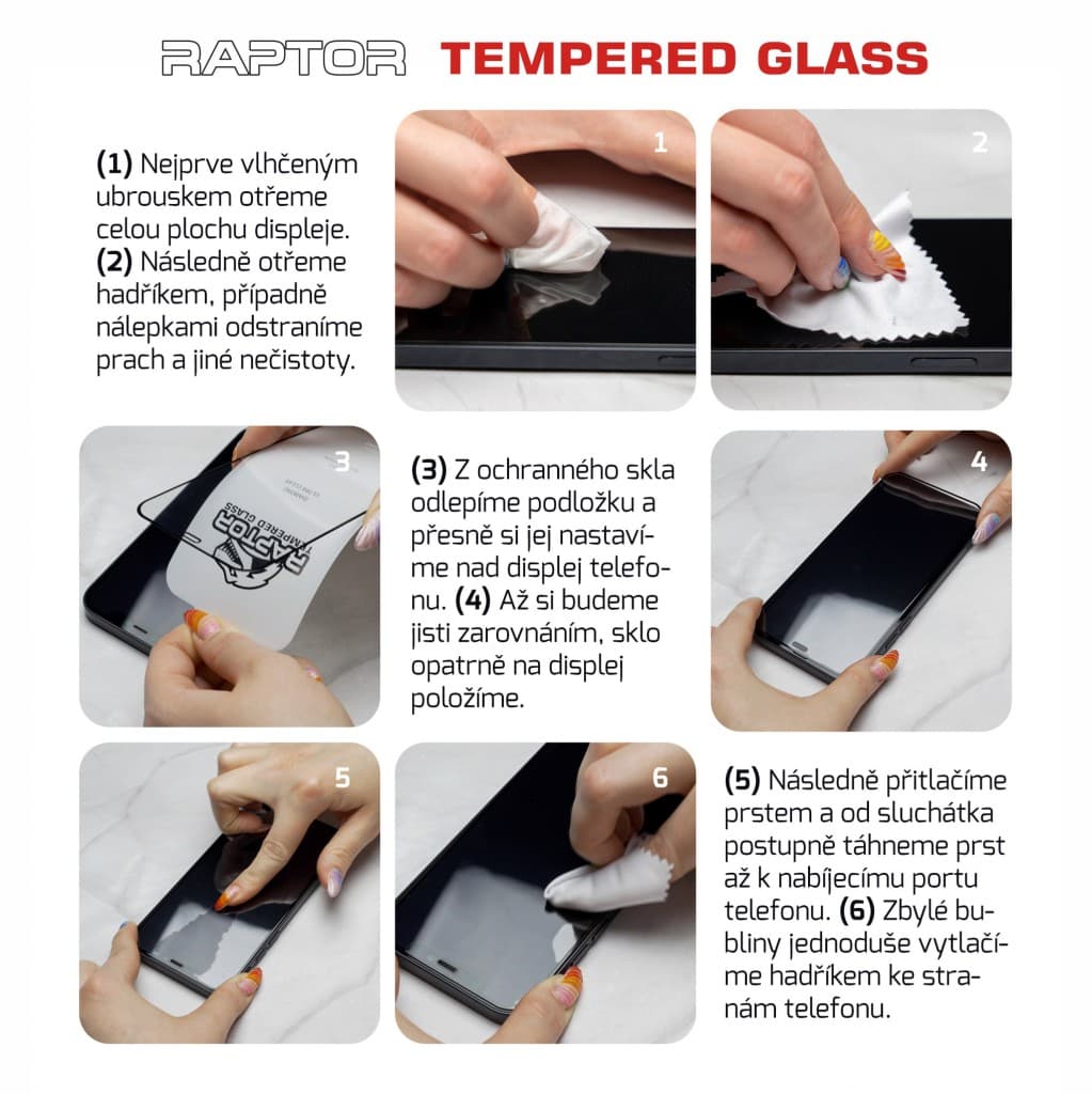 Tvrzené sklo Swissten Raptor 3D pro Samsung S24 černé s funkční čtečkou otisku prstů - náhled 4