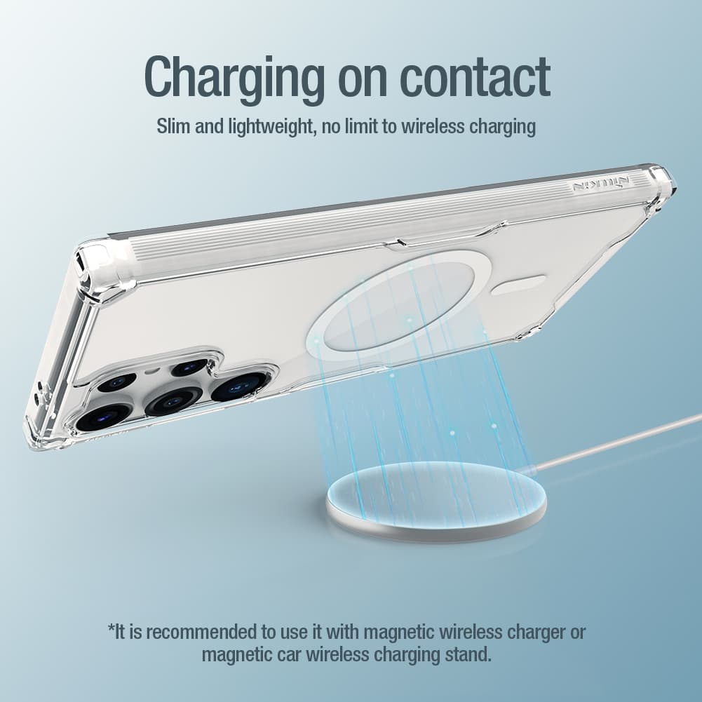 Nillkin Nature TPU PRO Magnetic Kryt pro Samsung Galaxy S24 Ultra Transparent - náhled 4