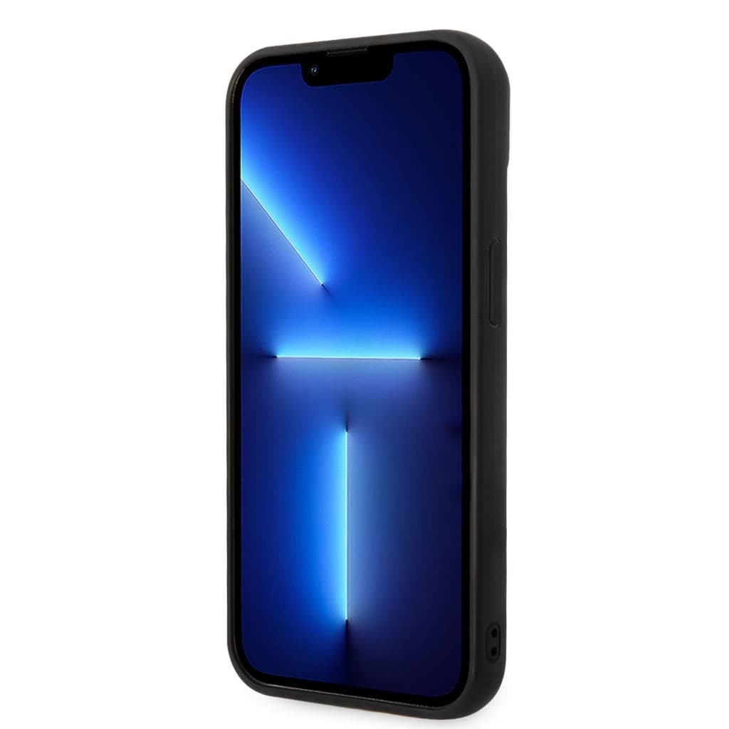 Karl Lagerfeld Quilted Puffy Ikonik Logo Zadní Kryt pro iPhone 14 Plus Black - náhled 4