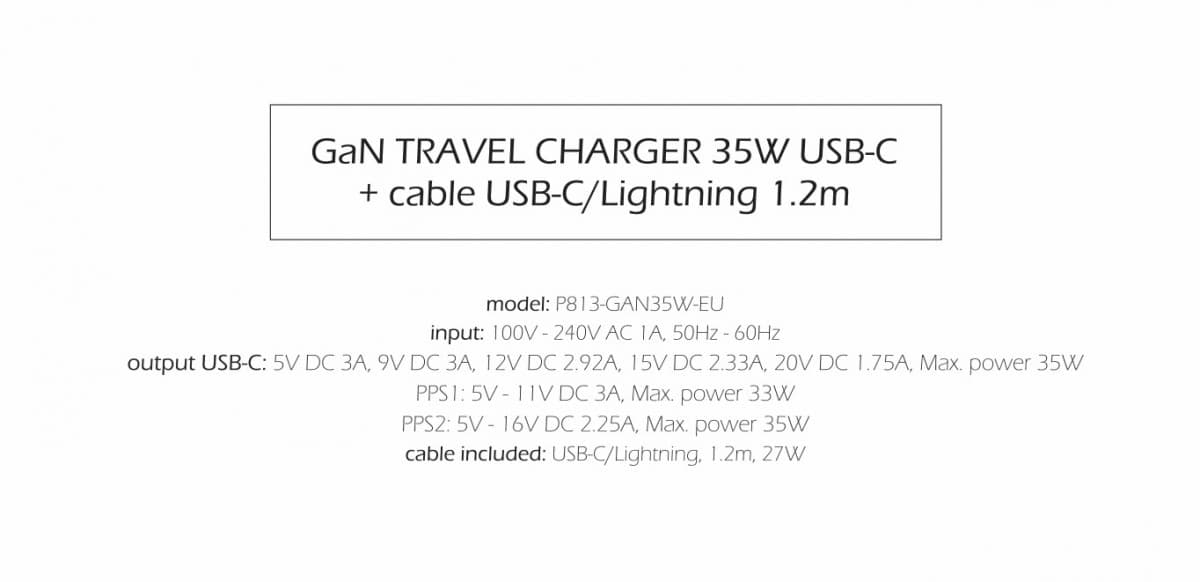 Rychlonabíječka Swissten vč. datového kabelu Lightning 1.2m 35W bílá - náhled 4
