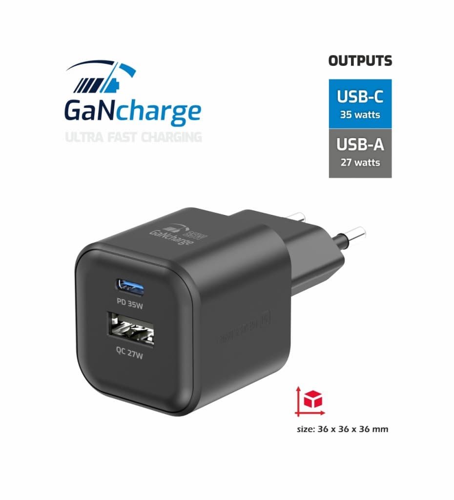 Adaptér Swissten s funkcí rychlonabíjení 27W Dual černý - náhled 4