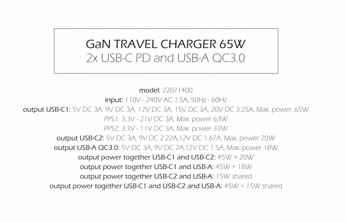 Adaptér Swissten s funkcí rychlonabíjení 1x USB-A, 2X USB-C 65W bílý - náhled 4