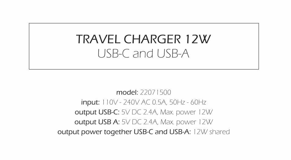 Adaptér Swissten 12W USB-A, USB-C bílý - náhled 4