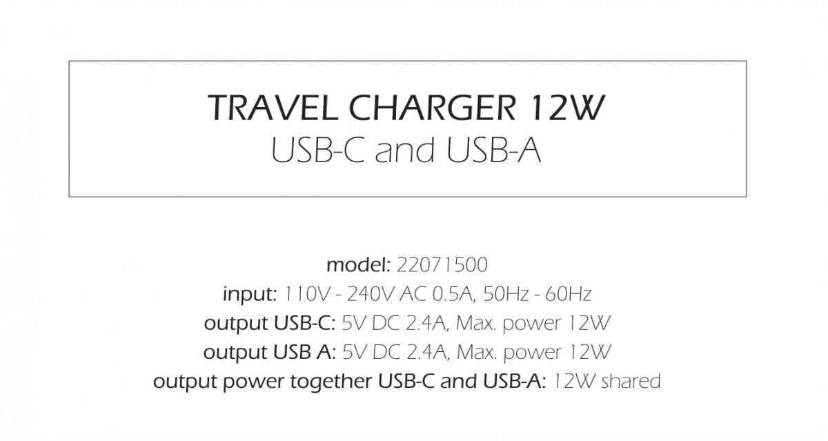 Adaptér Swissten 12W USB-A, USB-C černý - náhled 4