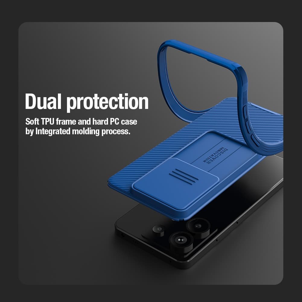 Nillkin CamShield Zadní Kryt pro Xiaomi Redmi Note 13 5G Black - náhled 4