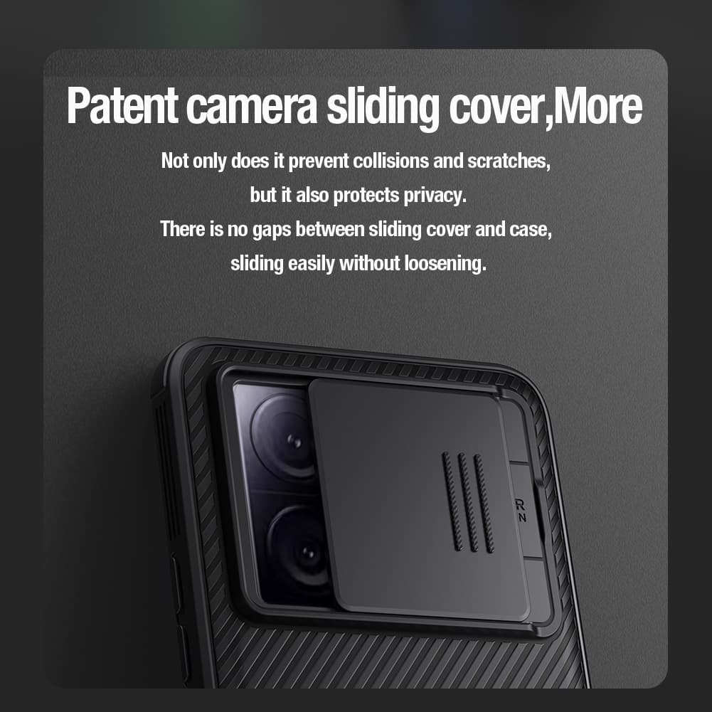 Nillkin CamShield PRO Zadní Kryt pro Xiaomi 13T/13T Pro Black - náhled 4