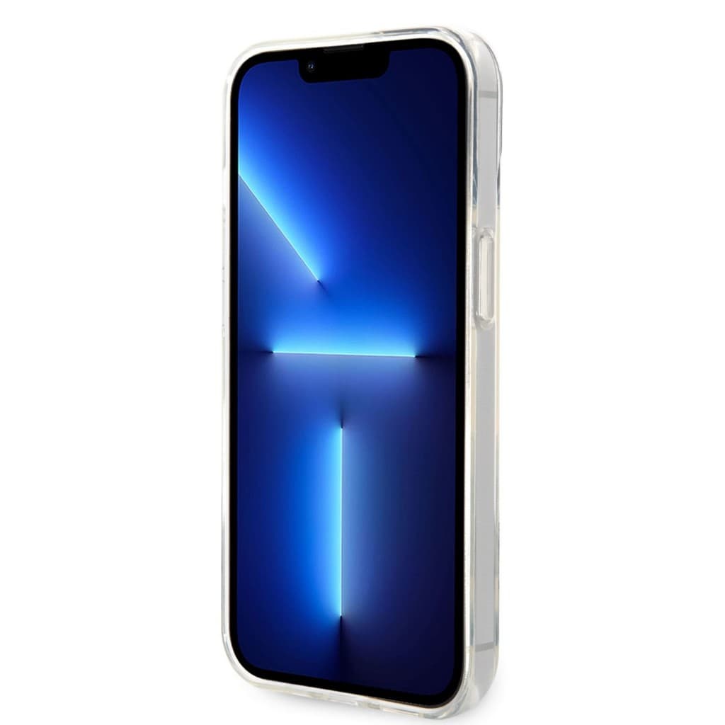 Karl Lagerfeld Choupette Logo Zadní Kryt pro iPhone 14 Plus Transparent - náhled 4