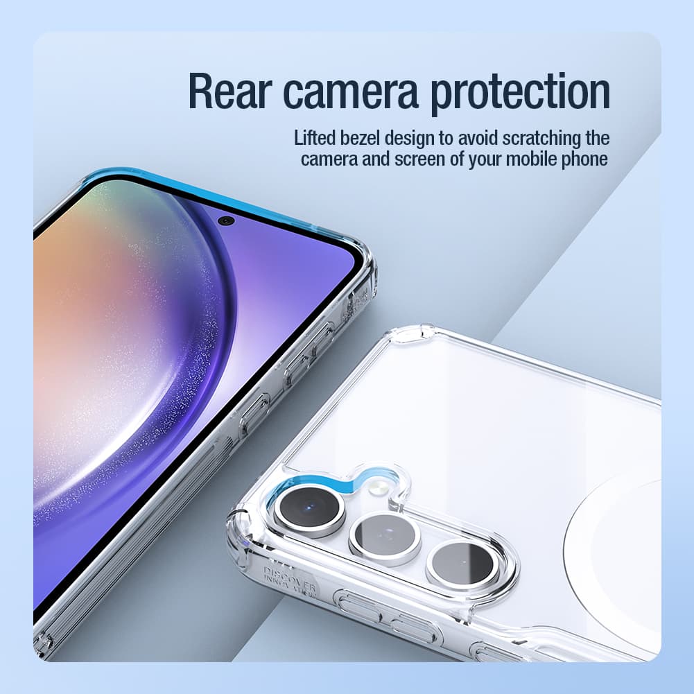 Nillkin Nature TPU PRO Magnetic Kryt pro Samsung Galaxy A55 5G Transparent - náhled 4