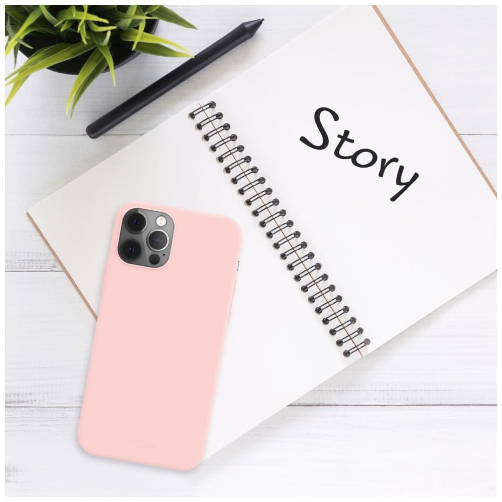 Zadní pogumovaný kryt FIXED Story pro Apple iPhone 16 Pro, růžový - náhled 4
