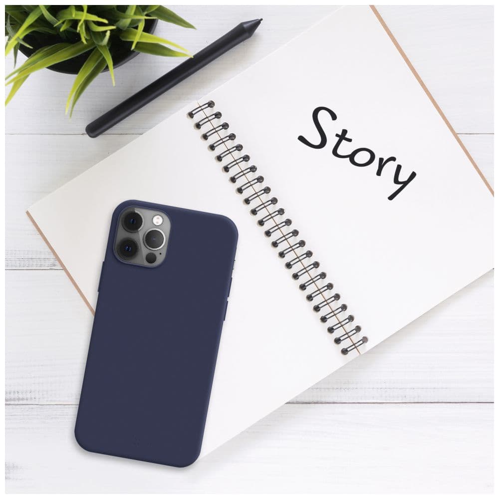 Zadní pogumovaný kryt FIXED Story pro Apple iPhone 16 Pro Max, modrý - náhled 4