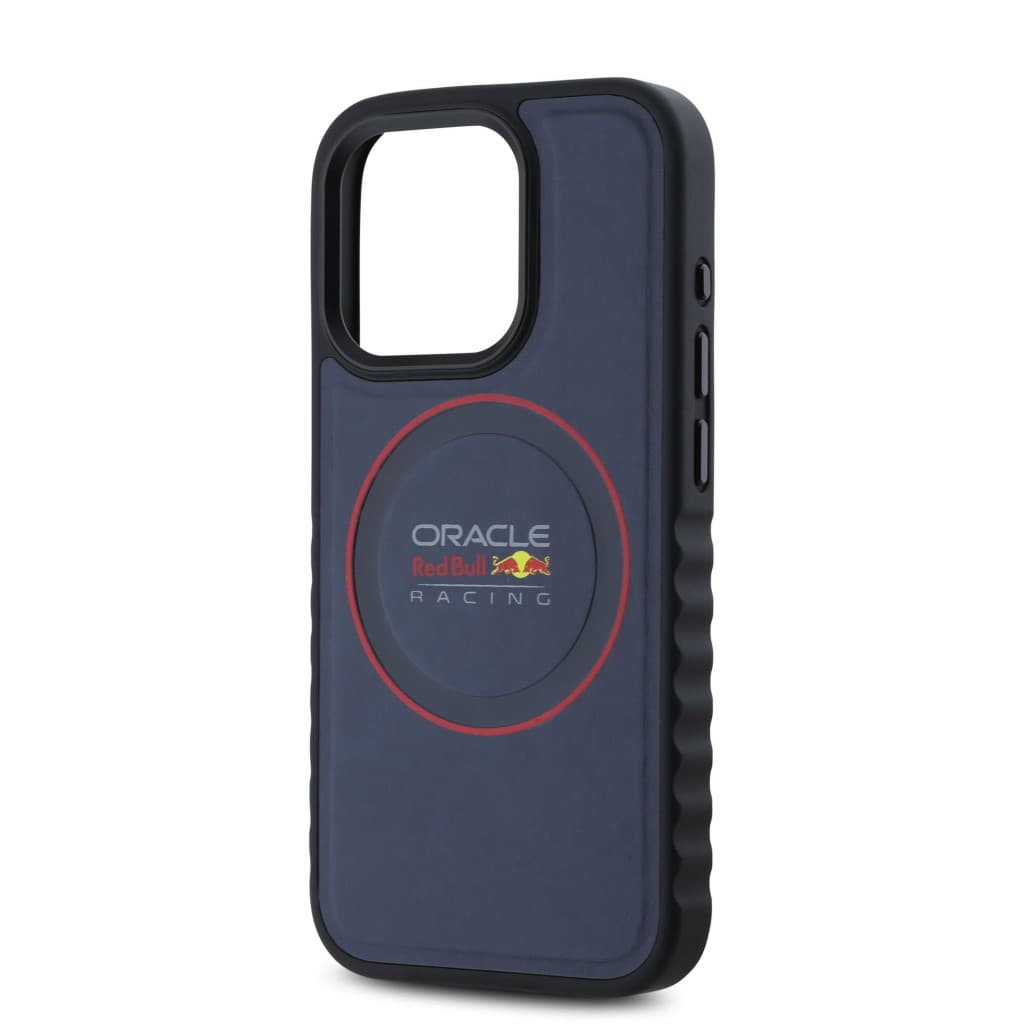 Zadní kryt Red Bull PU Leahter Red Ring MagSafe pro iPhone 15 Pro Navy - náhled 5