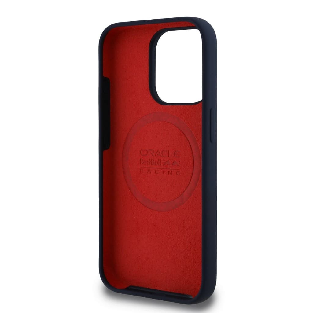 Zadní kryt Red Bull Silicone Red Ring MagSafe pro iPhone 15 Pro Navy - náhled 5