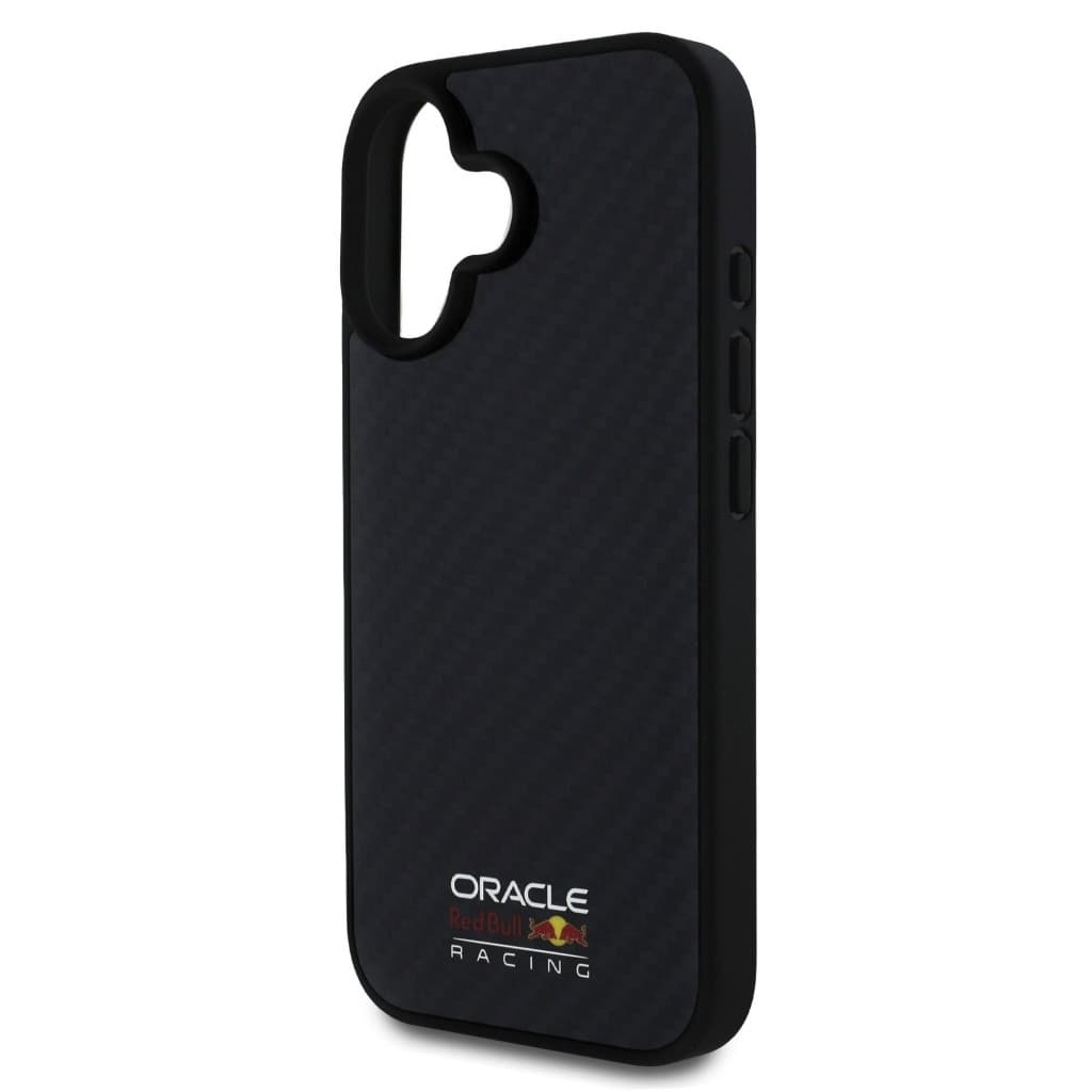 Zadní kryt Red Bull Carbon Shiny Logo MagSafe pro iPhone 16 Black - náhled 5