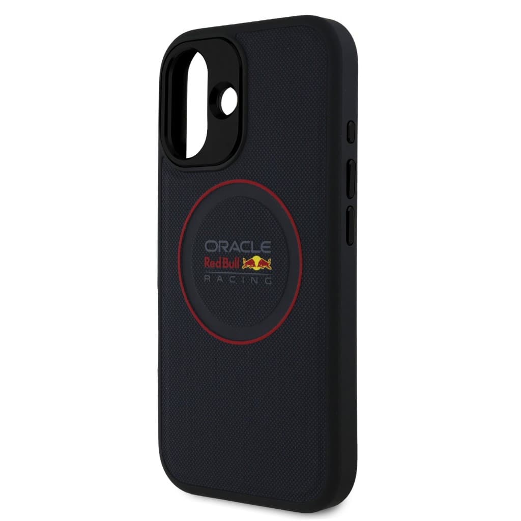 Zadní kryt Red Bull PU Leather Red Ring MagSafe pro iPhone 16 Plus Navy - náhled 5