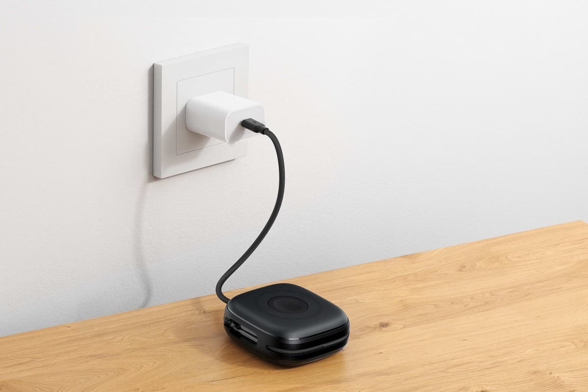 Powerbank Swissten Voltbox Maggo 10000 mAh s integrovanými kabely + MagSafe + Apple Watch - náhled 5