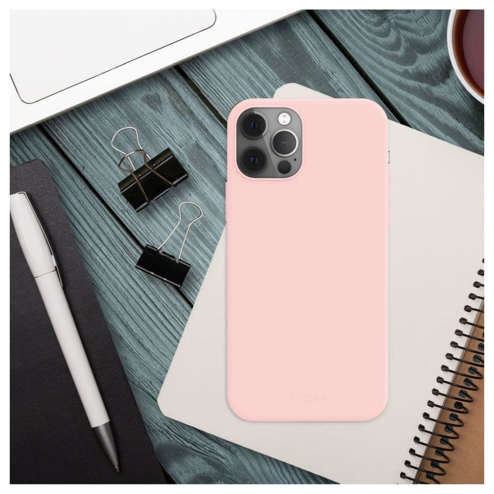 Zadní pogumovaný kryt FIXED Story pro Xiaomi Redmi Note 14 5G, růžový - náhled 5
