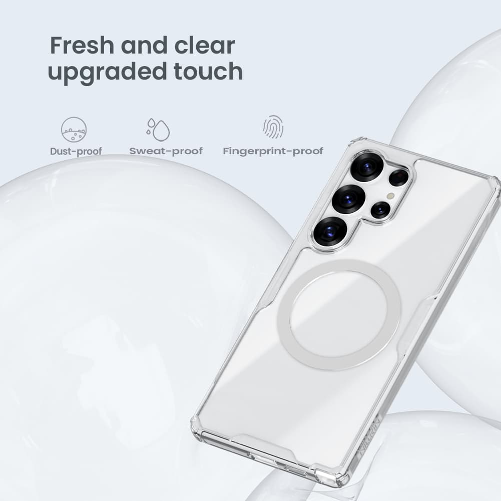 Zadní kryt Nillkin Nature TPU PRO Magnetic pro Samsung Galaxy S25 Ultra Transparent - náhled 5
